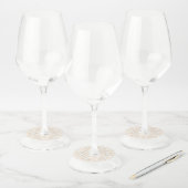 Luxe Mandala 4 Wijnglaslabel (Set)