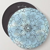 Luxe Mandala 56 Ronde Button 6,0 Cm (Voorkant /achterkant)