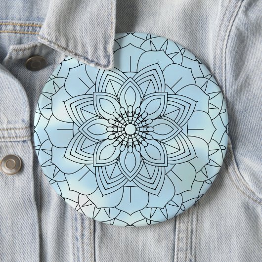 Luxe Mandala 56 Ronde Button 6,0 Cm (In situ)