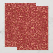 Luxe Mandala 6 Bedankkaart (Voorkant / Achterkant)