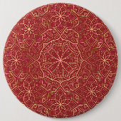 Luxe Mandala 6 Ronde Button 6,0 Cm (Voorkant)