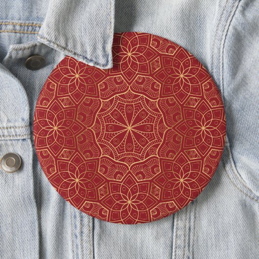 Luxe Mandala 6 Ronde Button 6,0 Cm (In situ)