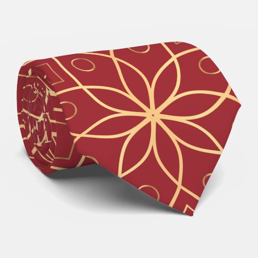 Luxe Mandala 6 Stropdas (Opgerold)