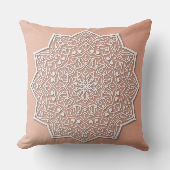 Luxe Mandala Lace Pillow Kussen (Voorkant)