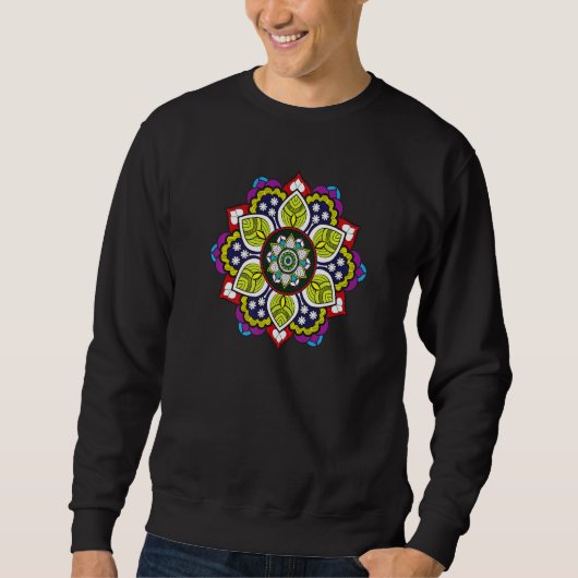 Luxe Mandala Met Gouden Arabesk  2 Trui (Voorkant)