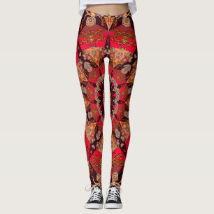 Luxe mandala naadloos, sterrenbloem. leggings