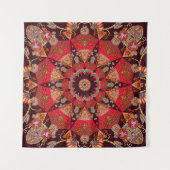 Luxe mandala naadloos, sterrenbloem. wandkleed (Voorkant (horizontaal))