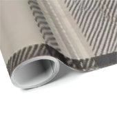 Luxe Mannelijk Modern Schotse Ruit Cadeaupapier (Rol Hoek)