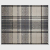 Luxe Mannelijk Modern Schotse Ruit Cadeaupapier (Vlak)