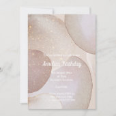 LUXE MARBLE BUBBLE BIRTHDAY KAART (Voorkant)