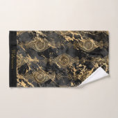 LUXE MARBLE CUSTOEL TOWEL SET BAD HANDDOEK (Handdoek)