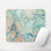 Luxe Marble | Elegant Dusty Muted Jewel Tones Gold Muismat (Met muis)