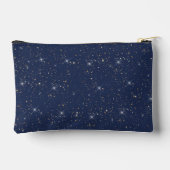 Luxe marine blauw sparkle goud glitter patroon etui (Achterkant)