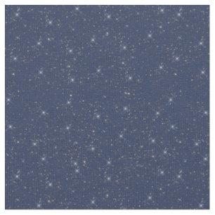 Luxe marine blauw sparkle goud glitter patroon stof