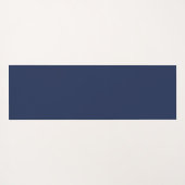 Luxe marine blauw sparkle goud glitter patroon yogamat (Achterkant (horizontaal))