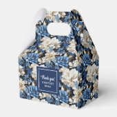 Luxe Marine Bloemen Aangepaste Naam Bloemendoos al Bedankdoosjes (Voorkant Zijde)