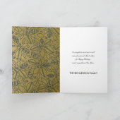 LUXE MARINE GOUD HOLLY BESSEN LIEFDE VREUGDE VREDE KAART (Binnen)