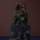 Luxe marineblauwe inpakpapier