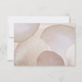 LUXE MARMER BUBBEL GOUD SAVE THE DATE RSVP KAART (Achterkant)