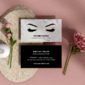 Luxe marmer Eyelash Brow bar professional Visitekaartje