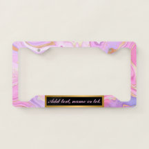 Luxe marmer Glitter Pink Paars Gold