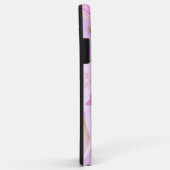 Luxe marmer Glitter Pink Paars Gold Case-Mate iPhone Case (Achterkant/rechts)