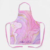 Luxe marmer Glitter Pink Paars Gold Schort (Voorkant)