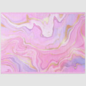 Luxe marmer Glitter Pink Paars Gold Tissuepapier (Voorkant)