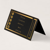 Luxe marmer Glitter Pink Paars Gold Visitekaartje (Achterkant)