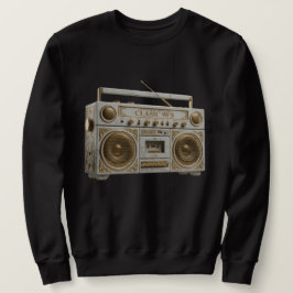 Luxe Marmer & Goud Vintage 90s Boomboxtradio Trui