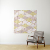 Luxe marmer gouden geometrische wandkleed (In Situ (horizontaal))