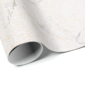 Luxe marmer met roze glitter cadeaupapier (Rol Hoek)