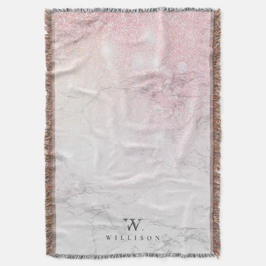 Luxe marmer, speciaal ontwerp deken (Voorkant Verticaal)