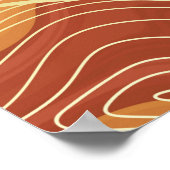 Luxe marmer texture background design. Vloeibaar m Poster (Hoek)