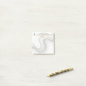 Luxe Marmer Vandaag Sagegild Modern Makelaar Plakb Post-it® Notes (Op bureau)