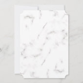 Luxe Marmeren bruiloft uitnodiging (Achterkant)