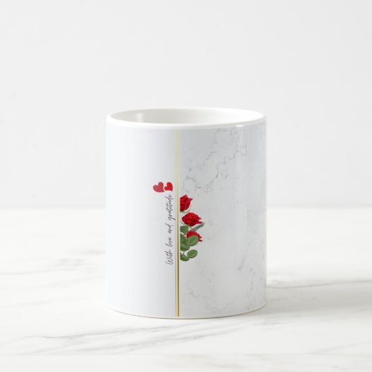 Luxe Marmeren Gouden Mok – Romantisch Dankbaar Cad (Center)