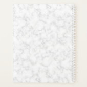 Luxe Marmeren Luxe Roos Gold Designer Planner (Achterkant)