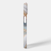 Luxe Marmeren Moeder van Parel Gouden Aderen Monog Case-Mate iPhone Case (Achterkant / Rechts)