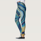 Luxe marmeren stroom leggings (Links)