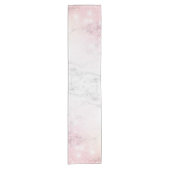Luxe marmerontwerp korte tafelloper (Voorkant)