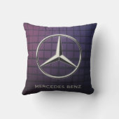 Luxe Mercedes-geïnspireerde Logo-Sierkussen Kussen (Achterkant)