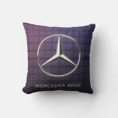 Luxe Mercedes-geïnspireerde Logo-Sierkussen Kussen (Voorkant)