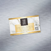 luxe merk Mable en goud finance professional Magnetisch Visitekaartje (Voorbeeld)