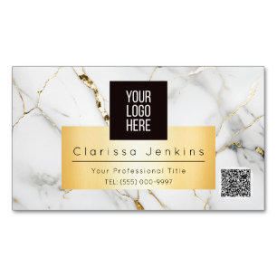 luxe merk Mable en goud finance professional Magnetisch Visitekaartje