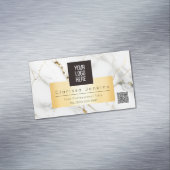 luxe merk Mable en goud finance professional Magnetisch Visitekaartje (Voorbeeld)