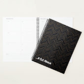 Luxe merk visgraat | Subtiele folie pinstripe Planner (Display)