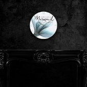 Luxe Mermaid Soul Sailor Mouth | Blauwgroen Aqua B Ronde Klok