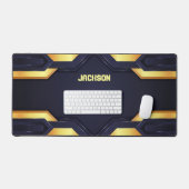Luxe metalen achtergrond bureaumat (Keyboard & Muis)