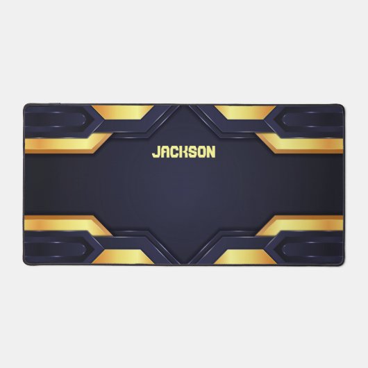 Luxe metalen achtergrond bureaumat (Voorkant)